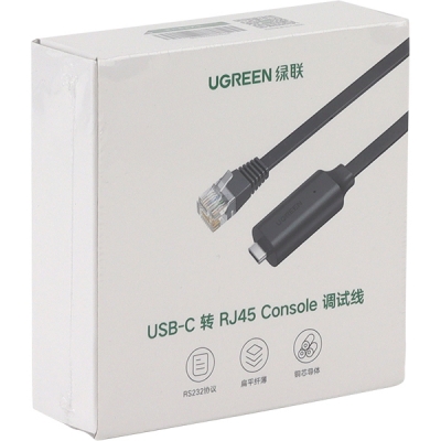 유그린 U-80186 USB2.0 Type C to RS232(RJ-45) 컨버터(FTDI)(1.5m)