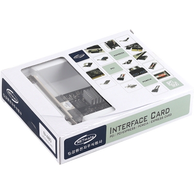 강원전자 넷메이트 NBASE-T 기가비트 PCI Express 랜카드(Tehuti&Marvell)(슬림PC겸용) N-480