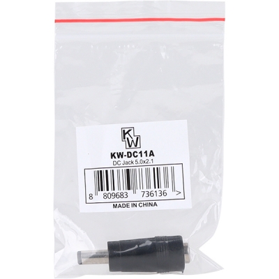 강원전자 KW 5.5x2.1 to 5.0x2.1mm 아답터 변환 잭 KW-DC11A