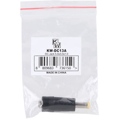 강원전자 KW 5.5x2.1 to 5.0x3.0x1.0mm 아답터 변환 잭 KW-DC13A