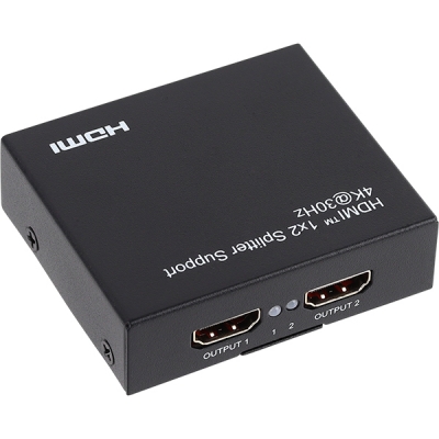 강원전자 넷메이트 4K 지원 HDMI 1:2 분배기 NM-PTP12C