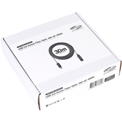 강원전자 넷메이트 USB3.0 Hybrid AOC AM-AF 연장 리피터 30m CBL-U3AOC01N-30M
