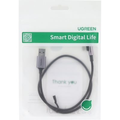 유그린 U-50940 USB2.0 AM-CM(꺾임) 케이블 0.5m