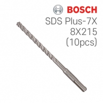 보쉬 SDS plus-7X 8x150x215 4날 해머 드릴비트 벌크팩(10개입/2608576182)