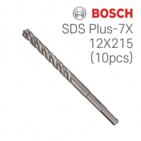 보쉬 SDS plus-7X 12x150x215 4날 해머 드릴비트 벌크팩(10개입/2608576188)