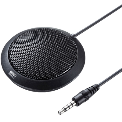 강원전자 산와서플라이 회의용 마이크 MM-MCF02BK
