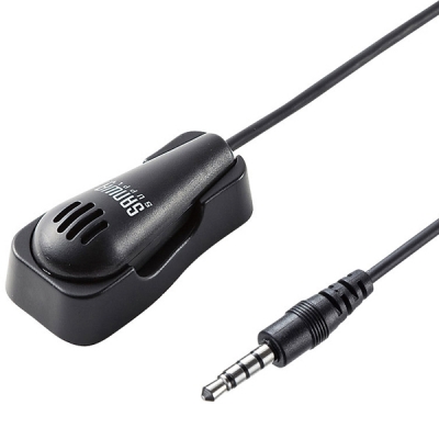 강원전자 산와서플라이 클립형 핀 마이크 MM-MCF03BK