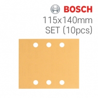 보쉬 C470 115x140mm 6구 사각샌딩페이퍼 세트(10종/2608608Y00)