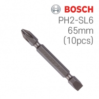 보쉬 65mm 양날 십자 일자 스크류드라이버 비트(10개입/2608522265)