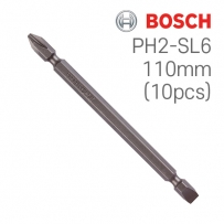 보쉬 110mm 양날 십자 일자 스크류드라이버 비트(10개입/2608522266)