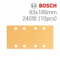 보쉬 C470 93x186mm 8구 사각샌딩페이퍼 240방(10개입/2608605258)
