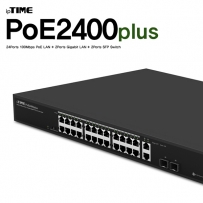ipTIME(아이피타임) POE2400plus PoE 24포트 스위칭 허브