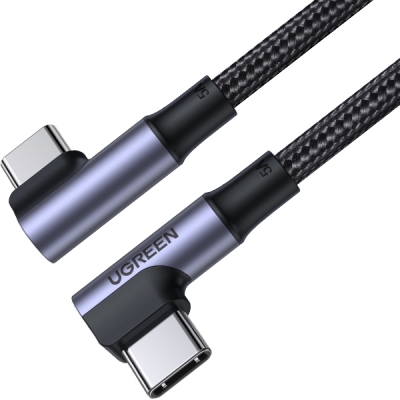 유그린 U-70698 USB2.0 CM-CM 양쪽꺾임 케이블 2m