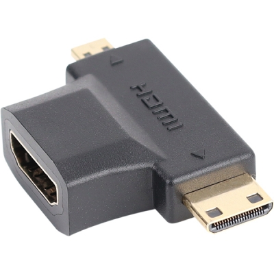 강원전자 넷메이트 HDMI / Mini + Micro HDMI 젠더 NMG010