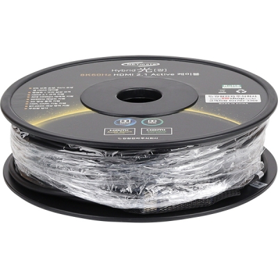 강원전자 넷메이트 HDMI2.1 Hybrid AOC 케이블 40m (블루) NM-HAP40BL