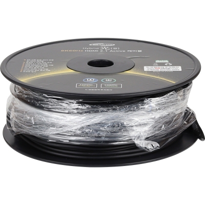 강원전자 넷메이트 HDMI2.1 Hybrid AOC 케이블 100m (블루) NM-HAP100BL