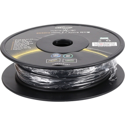 강원전자 넷메이트 HDMI2.1 Hybrid AOC 케이블 25m (골드) NM-HAP25G