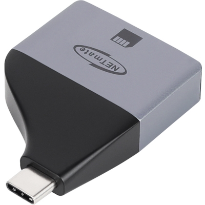 강원전자 넷메이트 USB Type C to SD + micro SD 카드리더기 NM-UCS01