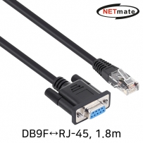 강원전자 넷메이트 9핀 to RJ-45 시리얼 케이블 1.8m (DB9F to RJ-45) NM-DB945B