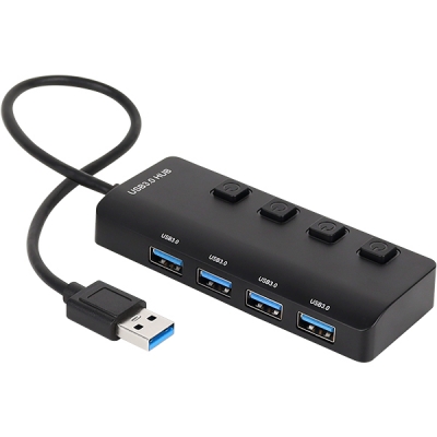 강원전자 넷메이트 NM-UBA302 USB3.0 4포트 허브(무전원)