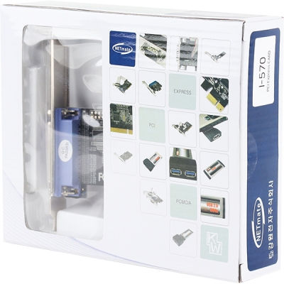 강원전자 넷메이트 1포트 PCI Express 패러럴카드(슬림PC겸용) I-570