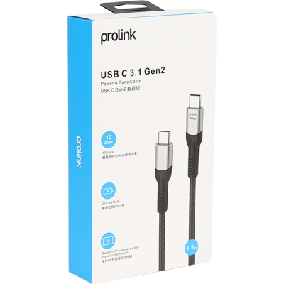프로링크 USB3.1 Gen2 CM-CM 케이블 1.5m PF487A-0150