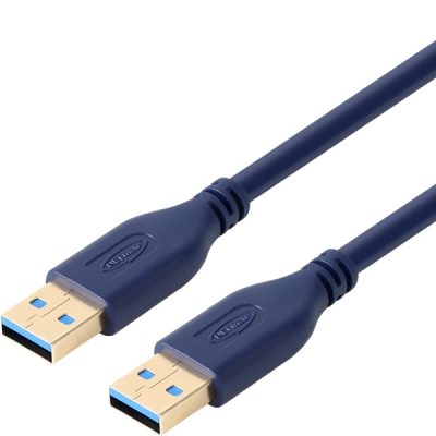 강원전자 넷메이트 USB3.0 AM-AM 케이블 0.3m (블루) NM-UA303DB