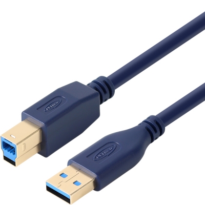 강원전자 넷메이트 USB3.0 AM-BM 케이블 3m (블루) NM-UB330DB