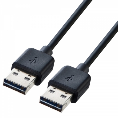 강원전자 산와서플라이 USB2.0 양면인식 AM-AM 케이블 2m KU-RAA2