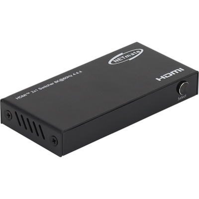 강원전자 넷메이트 8K 60Hz HDMI 2.1 2:1 선택기(리모컨) NM-PTS10