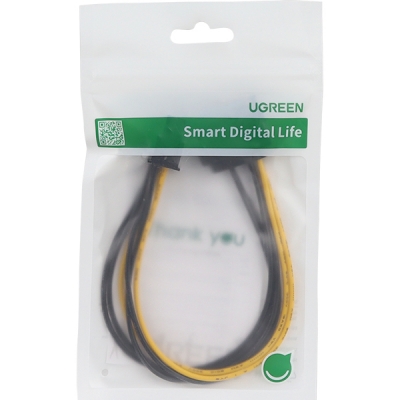 유그린 U-10635 SATA 파워 15핀 to PCI-E 6핀 전원 케이블