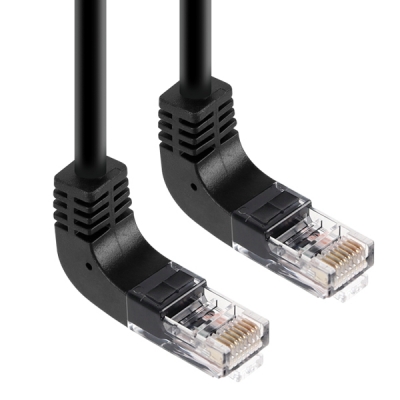 강원전자 KW CAT.5E UTP 랜 케이블 5m (위쪽 꺾임) KW505UN