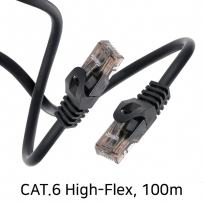 강원전자 넷메이트 CAT.6 UTP High-Flex 랜 케이블 100m NM-FCS6100