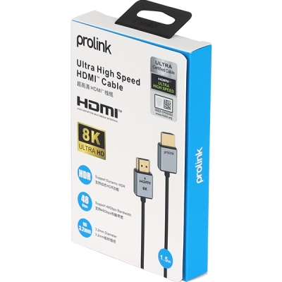 프로링크 8K 60Hz HDMI 2.1 Ultra Slim 케이블 1.5m PF331S-0150