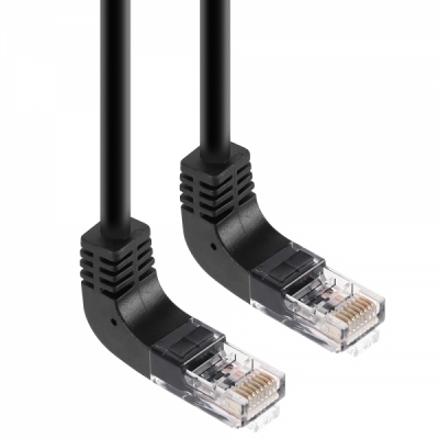 강원전자 KW CAT.5E UTP 랜 케이블 10m (위쪽 꺾임) KW510UN