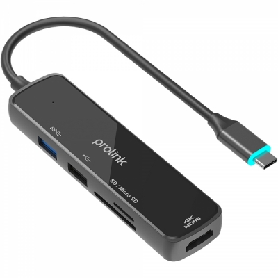 프로링크 USB3.0 Type C 5 in 1 멀티 허브 WG508A