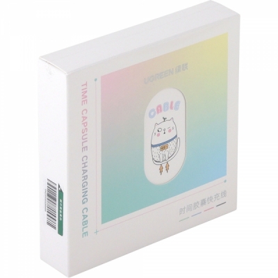 유그린 U-40211 USB2.0 AM-CM 실리콘 케이블 1.5m (블랙)