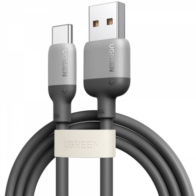유그린 U-40211 USB2.0 AM-CM 실리콘 케이블 1.5m (블랙)