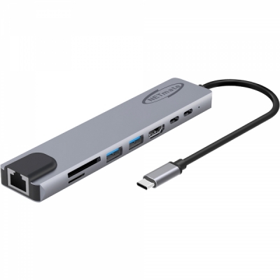 강원전자 넷메이트 USB Type C 8 in 1 멀티 허브 NM-TCM04