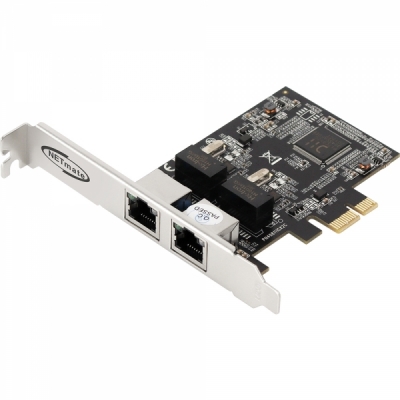 강원전자 넷메이트 PCI Express 듀얼 기가비트 랜카드(Realtek)(슬림PC겸용) N-382