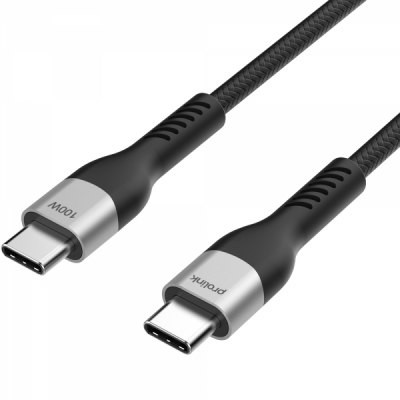 프로링크 USB C타입 5A 100W 고속충전 케이블 1.8m PF491-0180