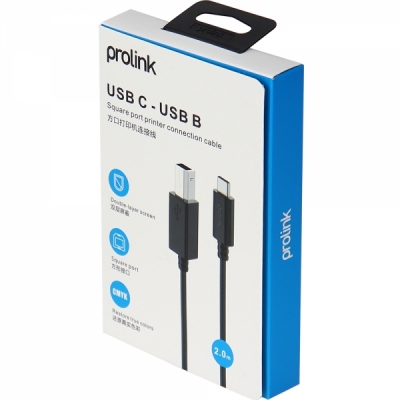 프로링크 USB2.0 CM-BM 케이블 2m PF482-0200
