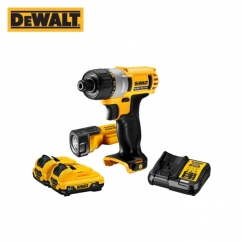 디월트 12V MAX 충전 스크류 드라이버 세트(2.0Ah 2팩 + LED 작업등) DCF610D2T-KR