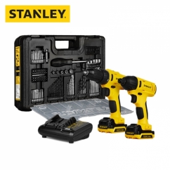 스탠리 10.8V 충전 콤보세트(SCH12, SCI12, 액세서리, 1.5Ah 2팩) SCHI12S2KA-KR