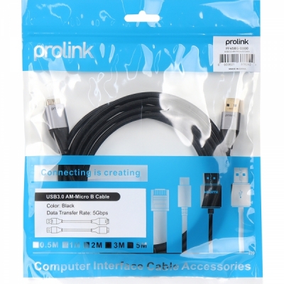 프로링크 USB3.0 AM-MicroB 케이블 3m PF458G-0300
