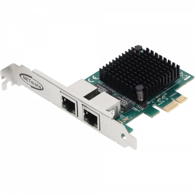 강원전자 넷메이트 PCI Express 듀얼 기가비트 랜카드(Intel)(슬림PC겸용) NM-SWC08