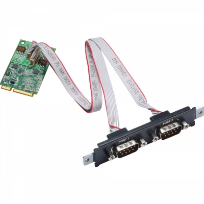 MOXA Mini PCI Express 2포트 RS422/485 시리얼카드 CP-132N-T