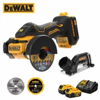 디월트 20V MAX 충전 76mm 컷오프툴 세트(5.0Ah 2팩) DCS438P2-KR