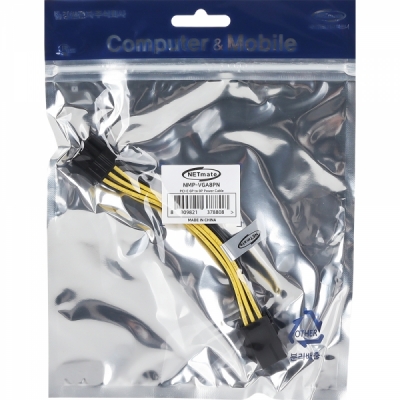 강원전자 넷메이트 PCI-E 6핀 to 8핀 전원 케이블 NMP-VGA8PN