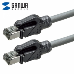 강원전자 산와서플라이 CAT.6A STP 산업용 랜 케이블 2m KB-T6ASTP-02GY